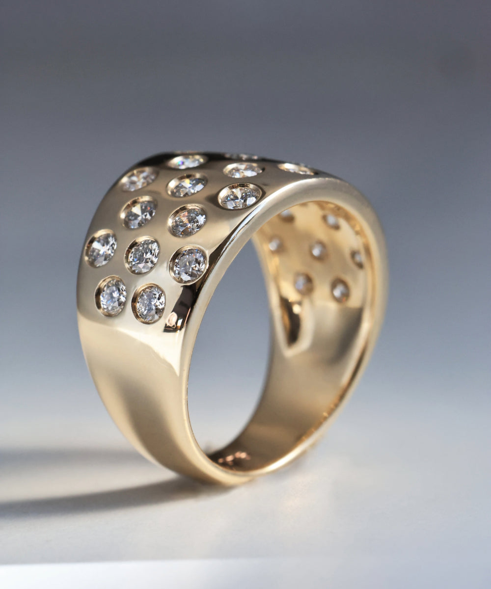 Pressure Set Diamond Band