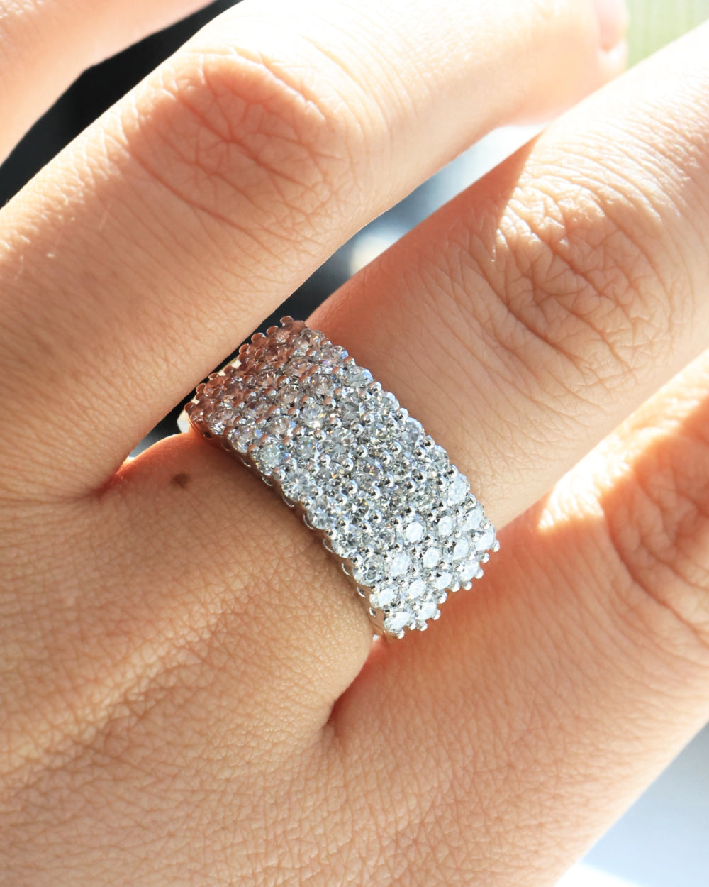 Bold Diamond Band - Two Tone