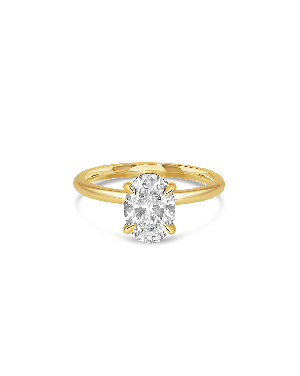 Grace 1.51ct Oval Diamond Solitaire Engagement Ring