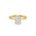 Grace 1.51ct Oval Diamond Solitaire Engagement Ring