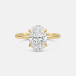 Grace 3.05ct Oval Diamond Solitaire Engagement Ring