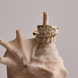 Nina East-West Emerald Bezel Diamond Ring