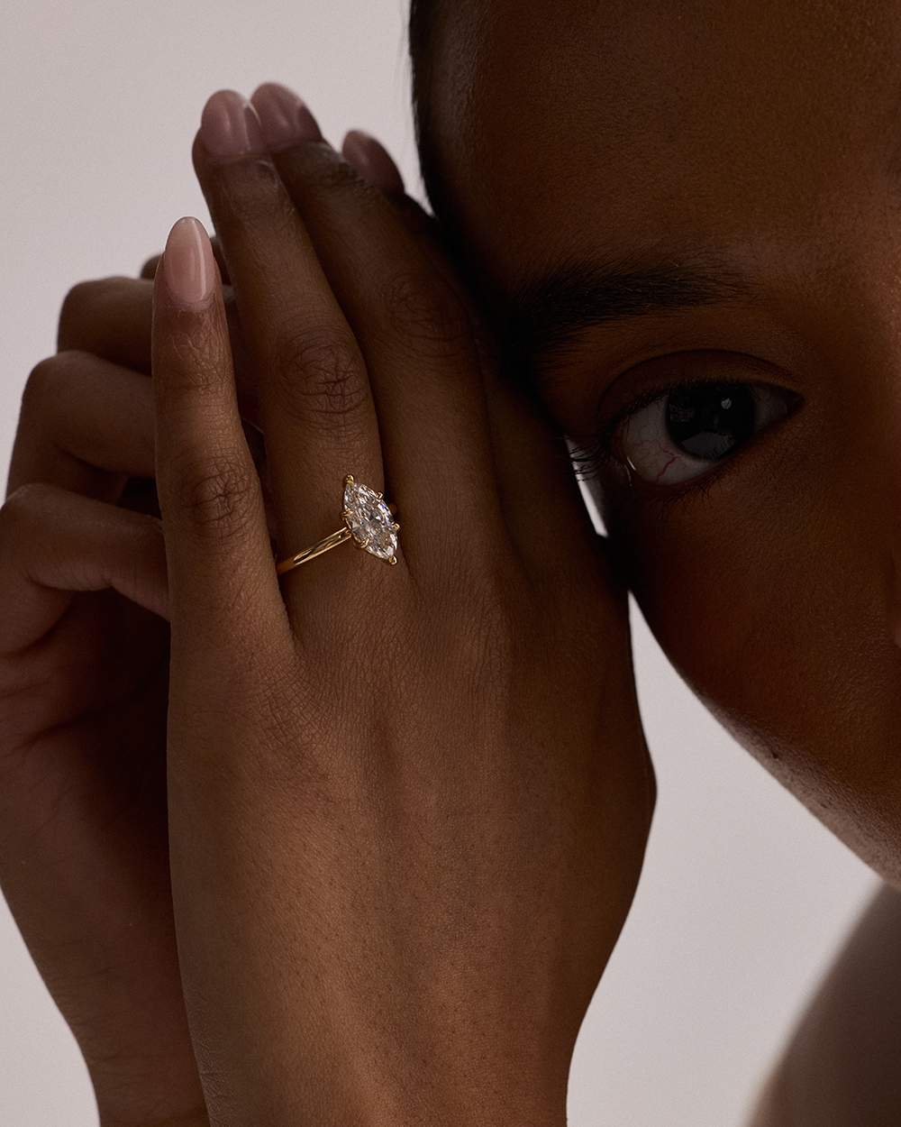 Monique 1.51ct Marquise Diamond Solitaire Engagement Ring