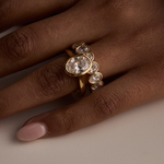 Aria 2.15ct Oval Diamond Bezel Engagement Ring