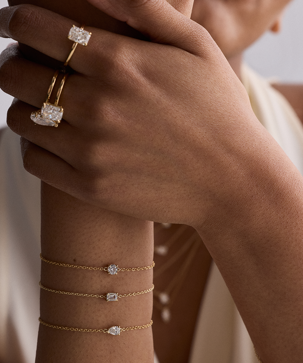 Round Solitaire Diamond Bracelet
