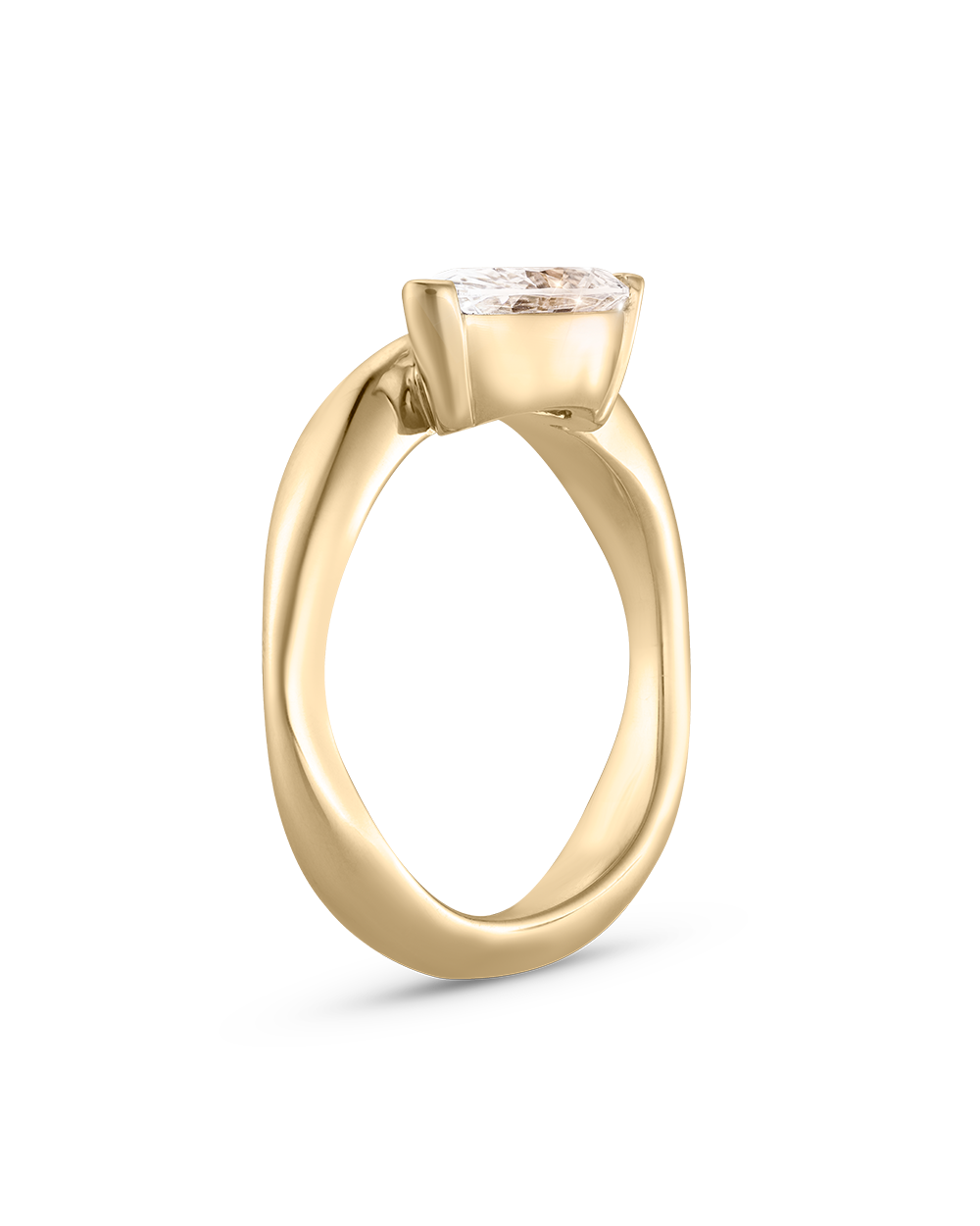Lola 1.04ct East West Marquise Solitaire Engagement Ring