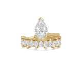 Mana Pear Diamond Engagement Ring