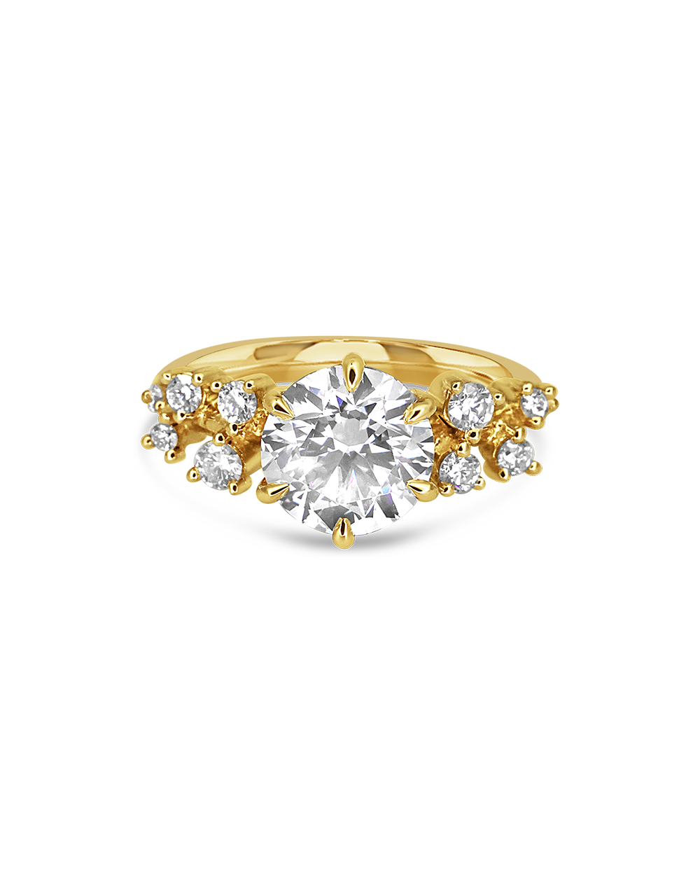 Mina Round Brilliant 2ct Diamond Engagement Ring