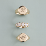 Bold Round Signet Ring