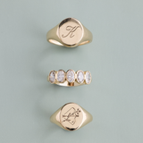 Bold Round Signet Ring