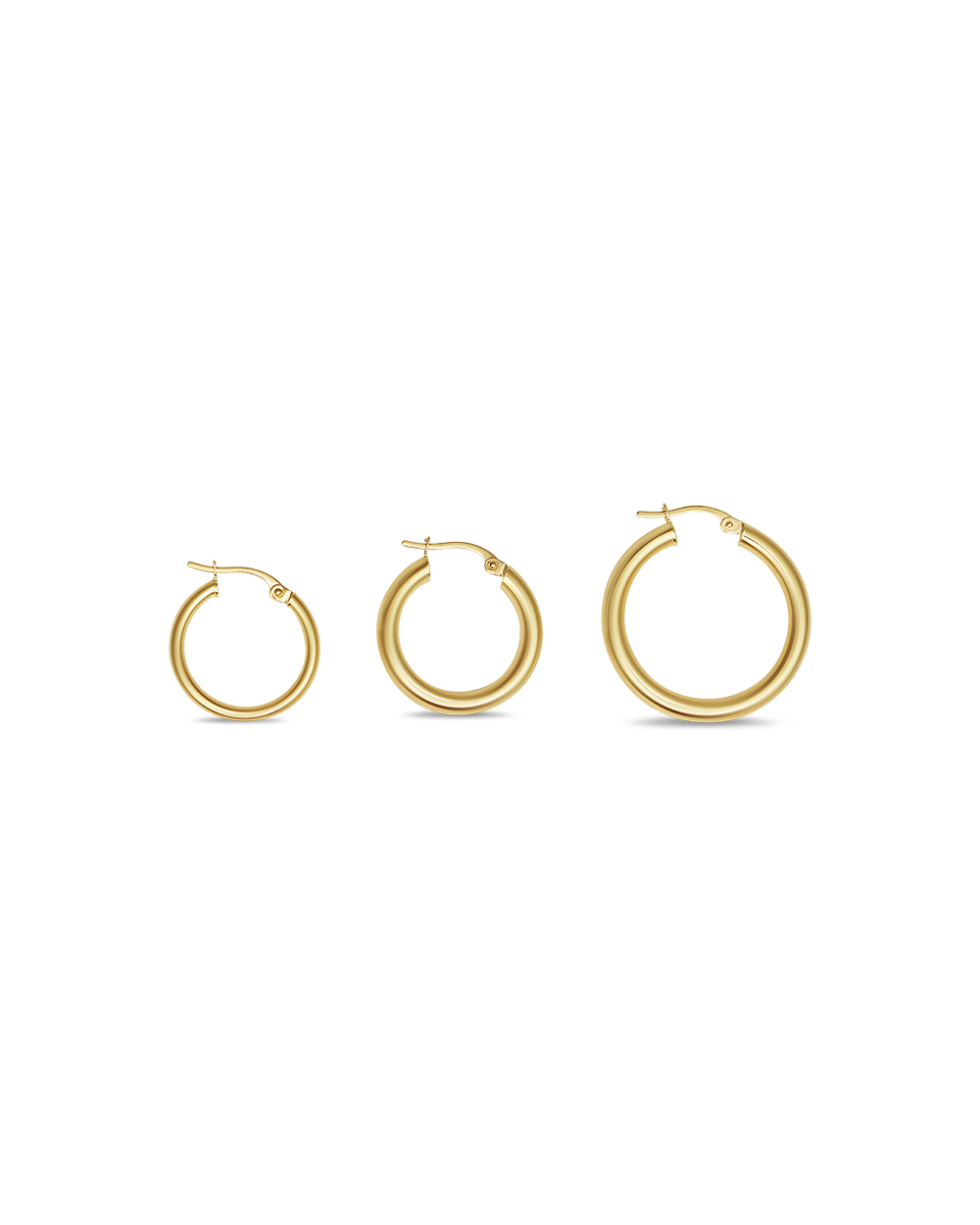 Tube Hoop Earrings