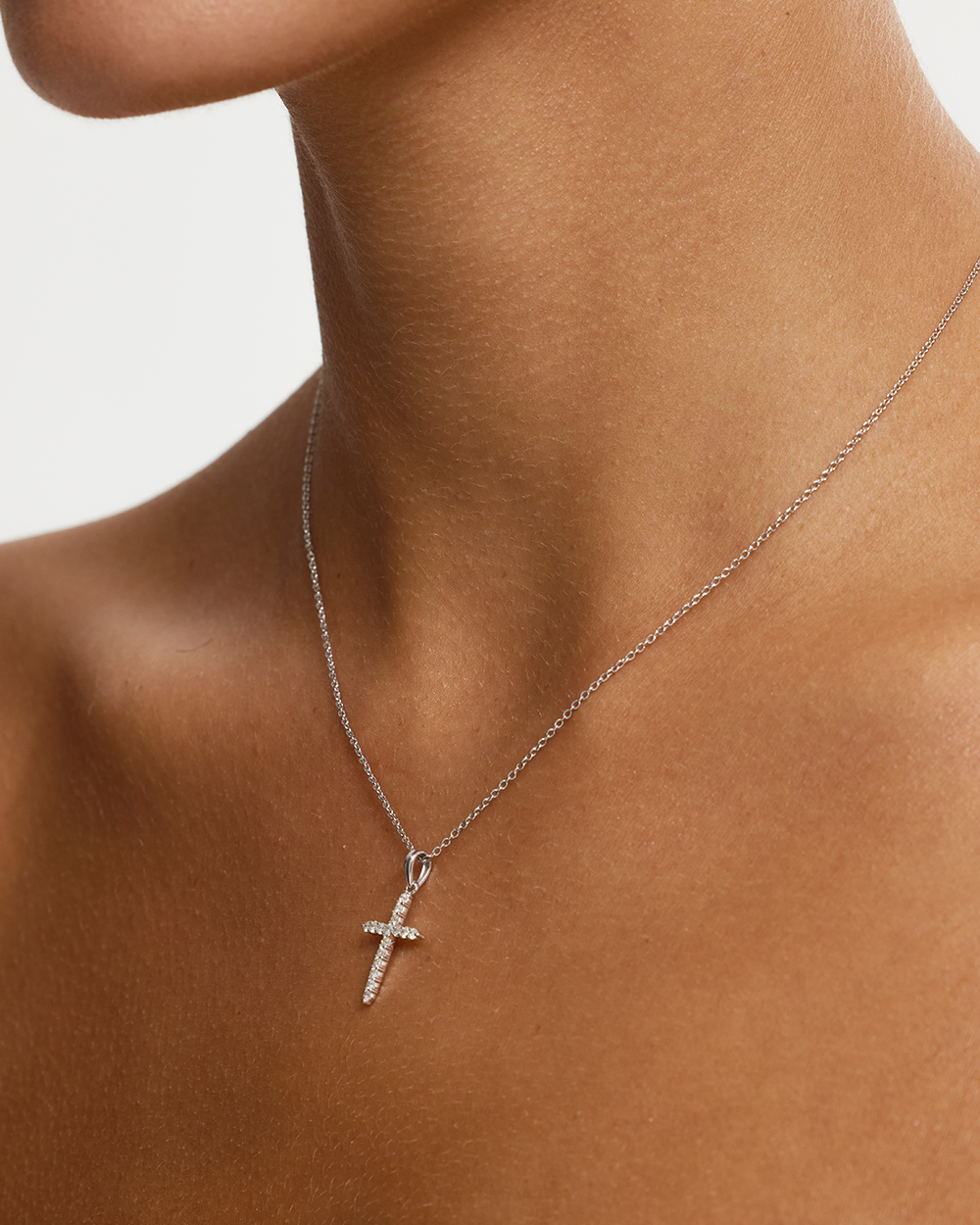 Diamond Cross Necklace