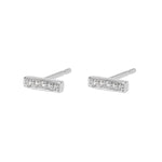 Blaze Diamond Bar Earring