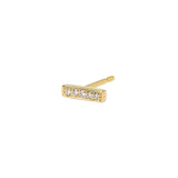 Blaze Diamond Bar Earring