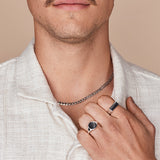 Bold Rectangular Signet Ring