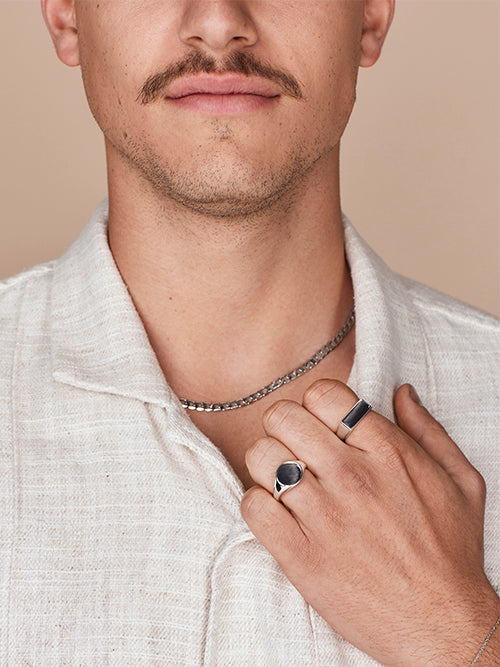 Bold Rectangular Signet Ring