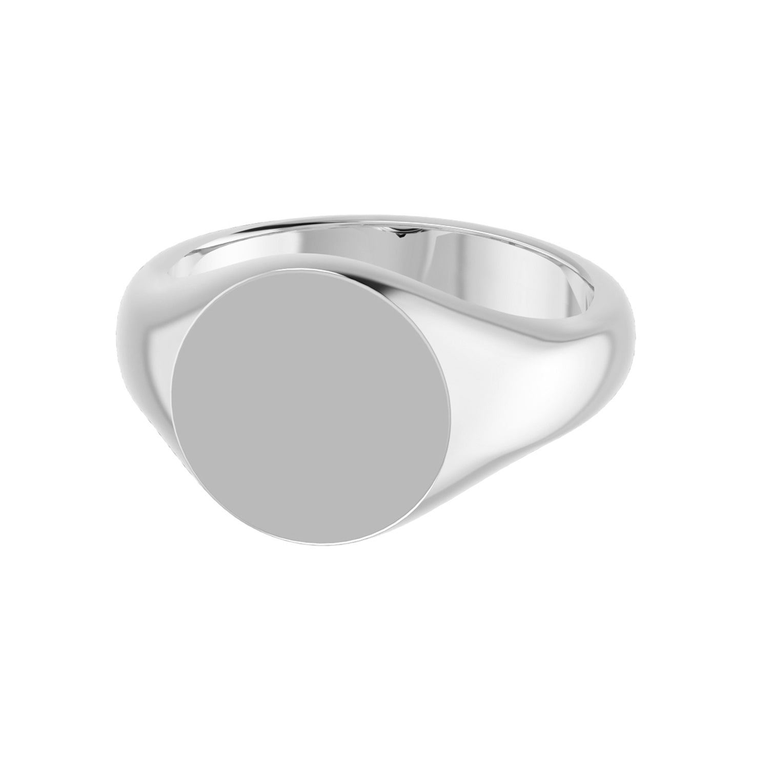 Bold Round Signet Ring