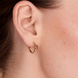 Large Charmed Hoop Earrings