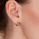 Medium Charmed Hoop Earrings