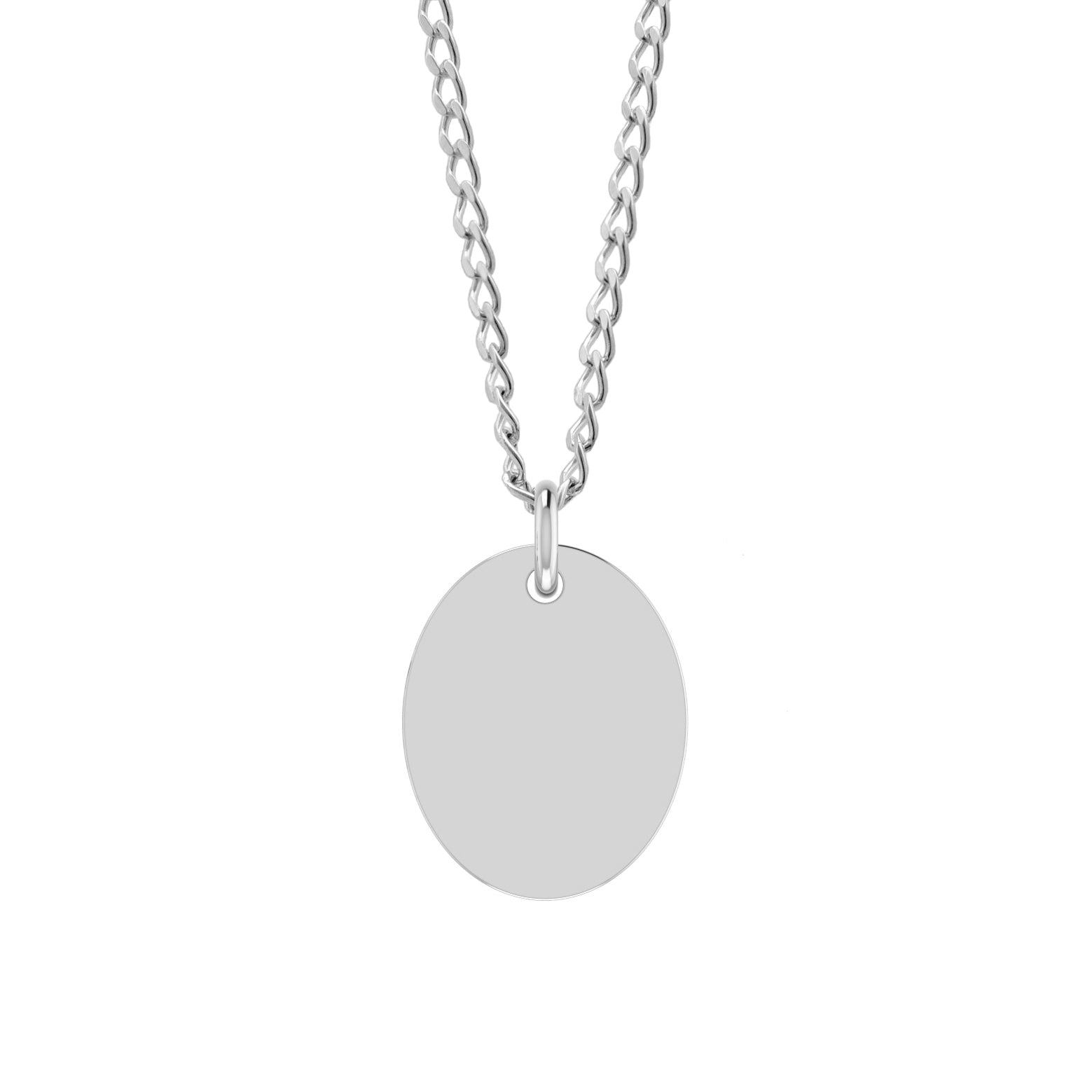 Oval Disc Pendant