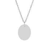 Oval Disc Pendant