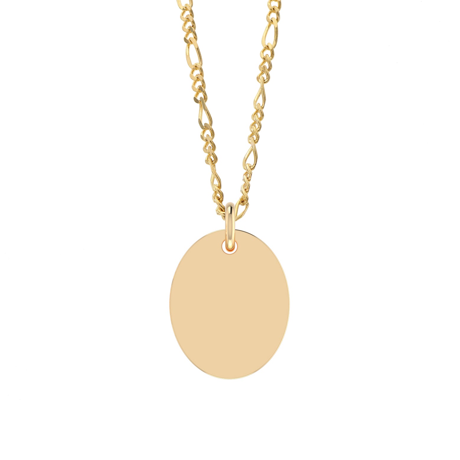 Oval Disc Pendant