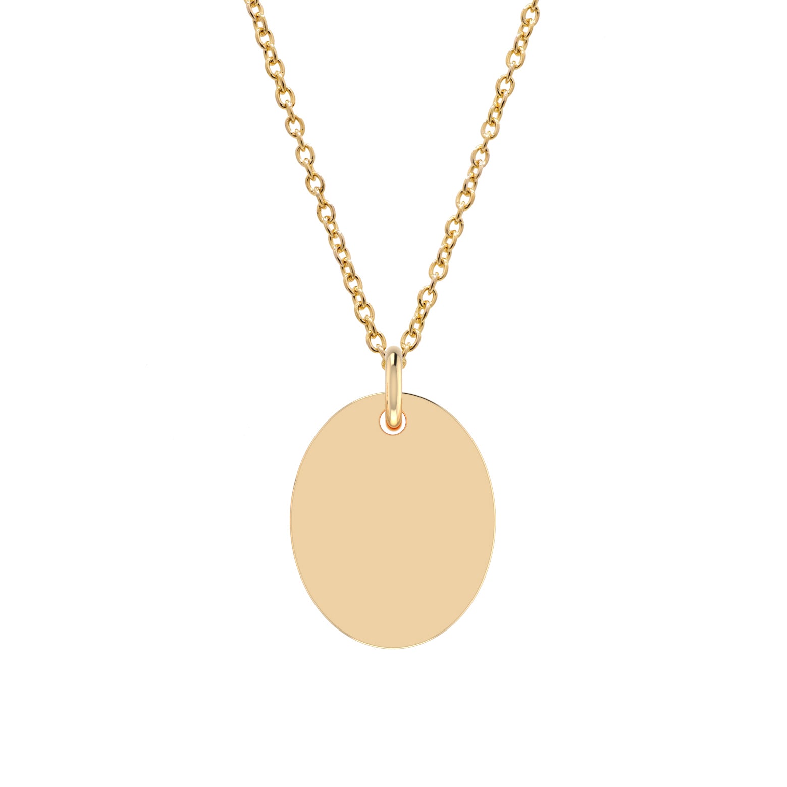 Oval Disc Pendant