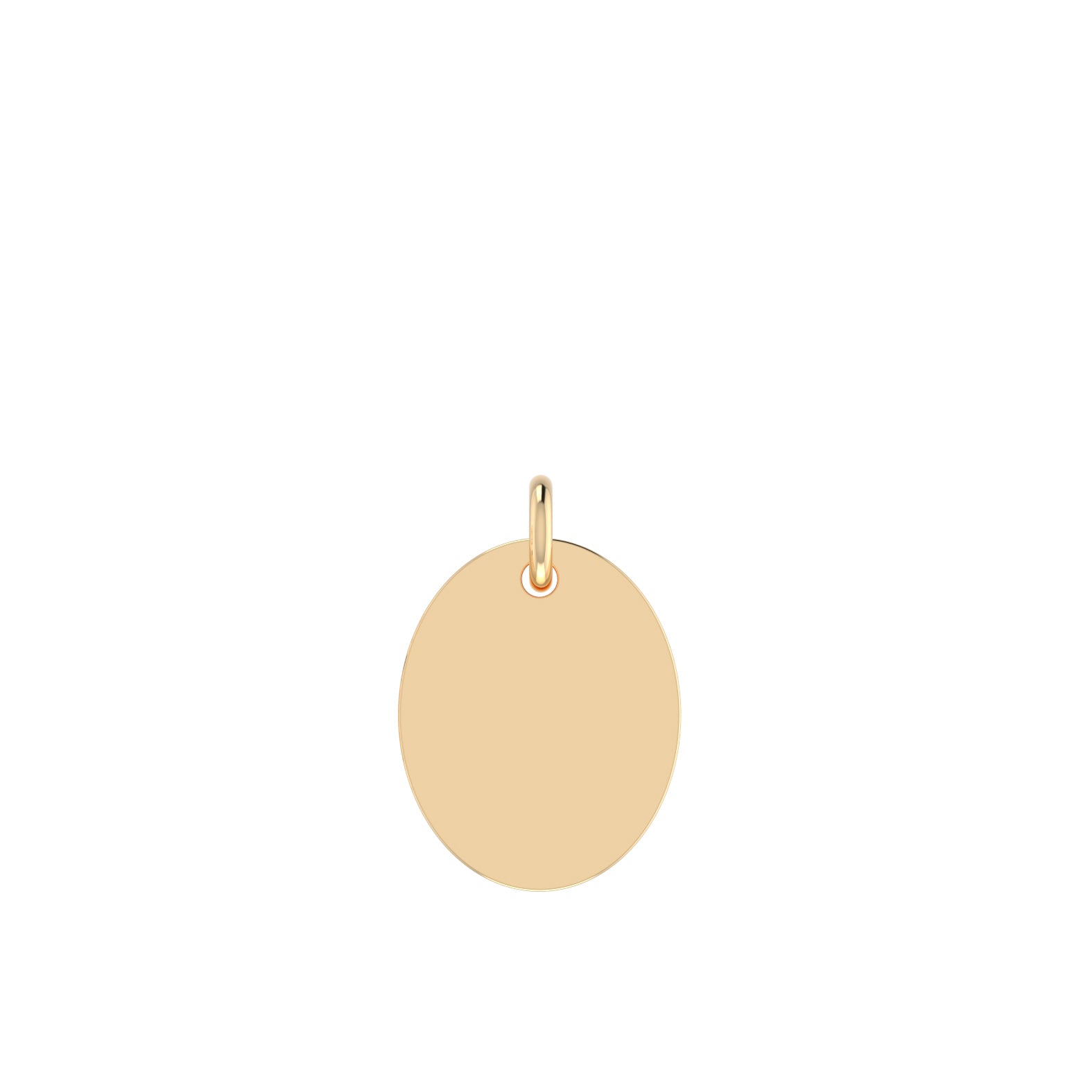 Oval Disc Pendant