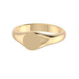 Petite Round Signet Ring