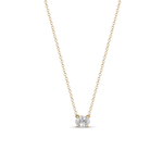 East-West Oval Solitaire Diamond Necklace classajewellers
