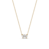 East-West Oval Solitaire Diamond Necklace classajewellers