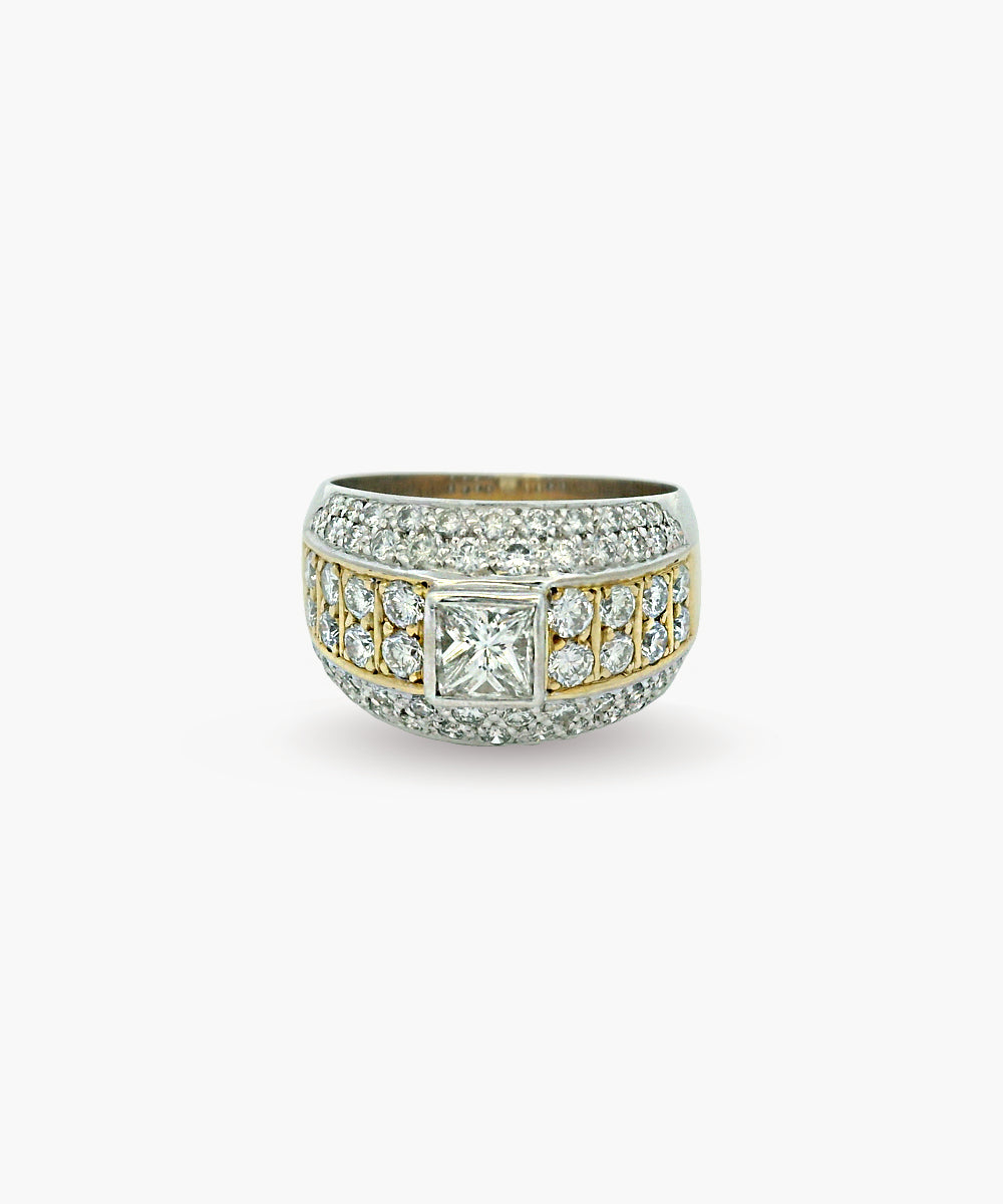 Regalia Two Tone Diamond Ring