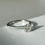 Emilie | 0.80ct Round Diamond Band Engagement Ring