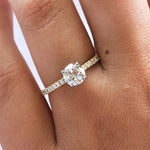 Emilie | 1.01ct Round Diamond Band Engagement Ring