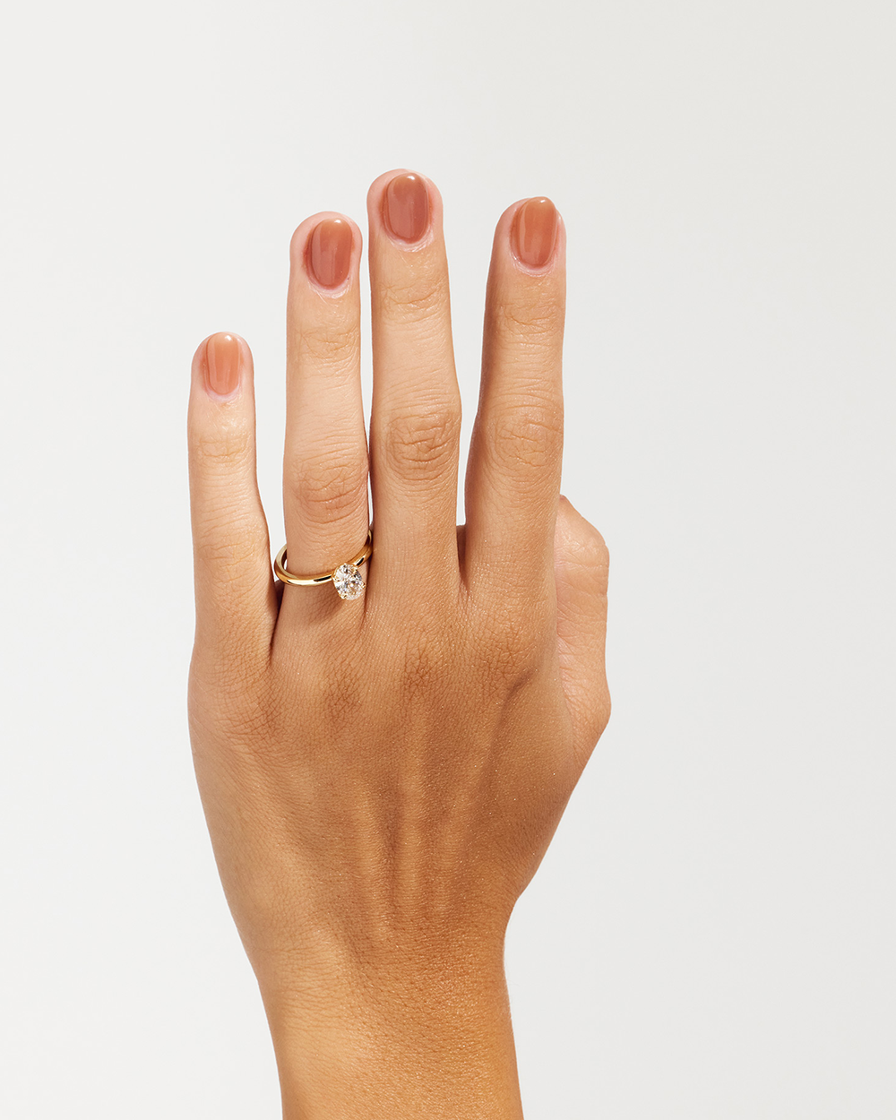 Grace 1.01ct Oval Diamond Solitaire Engagement Ring