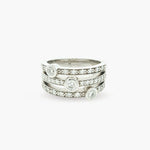 Triple Diamond Illusion Ring