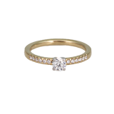 Two Tone Diamond Ring