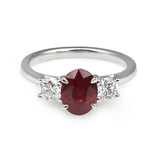 Ruby & Diamond Trilogy Ring