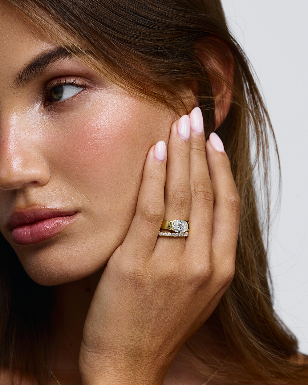 Magnolia Diamond Band Yellow Gold classajewellers