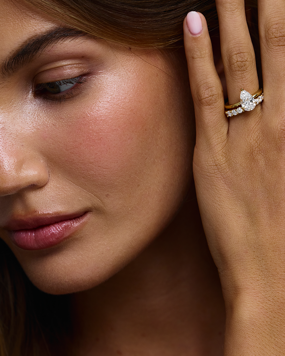 Erin 2.05ct Pear Diamond Solitaire Engagement Ring classajewellers