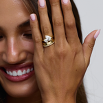 Celine Pear Toi et Moi Diamond Ring classajewellers