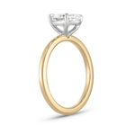 Grace 1.53ct Two Tone Oval Diamond Engagement Ring