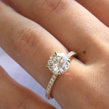 Emilie | 2.08ct Round Diamond Band Engagement Ring Lab Grown