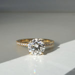 Emilie | 2.08ct Round Diamond Band Engagement Ring Lab Grown