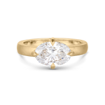 Noelle 2.07ct East West Oval Diamond Engagement Ring