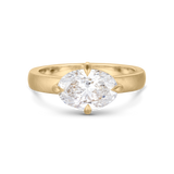 Noelle 2.07ct East West Oval Diamond Engagement Ring