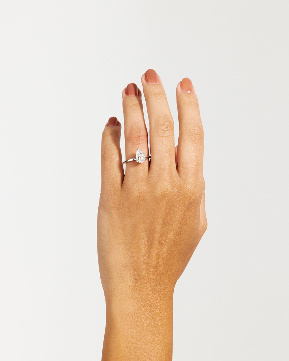 Erin 2.00ct Pear Diamond Solitaire Engagement Ring