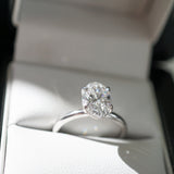 Grace | 2.02ct Oval Diamond Solitaire Engagement Ring Lab Grown