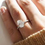 Grace | 2.02ct Oval Diamond Solitaire Engagement Ring Lab Grown