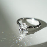 Grace | 2.02ct Oval Diamond Solitaire Engagement Ring Lab Grown